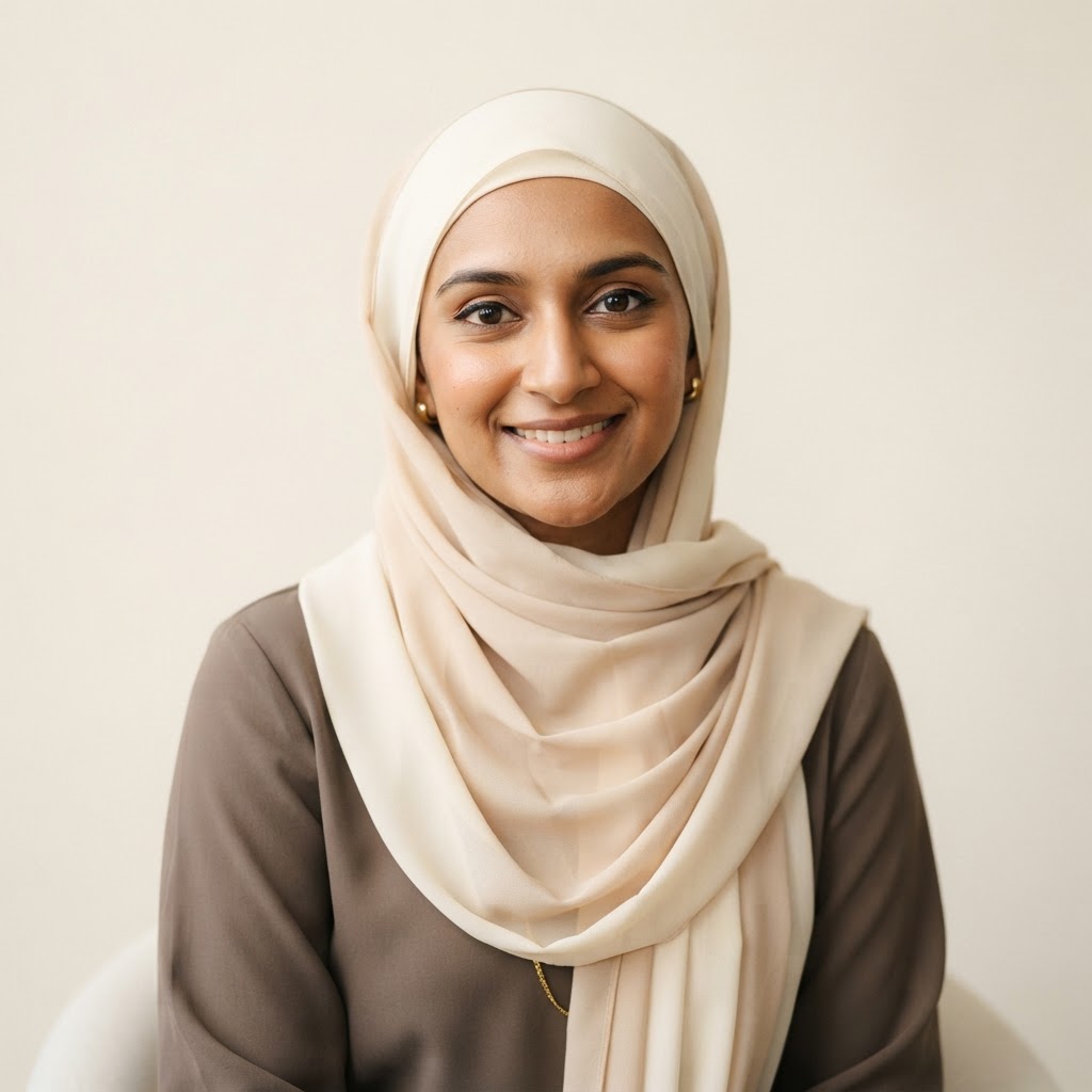 Portrait of Ustadha Maryam Siddiqa, Quran teacher at Al-Falah Quran Academy